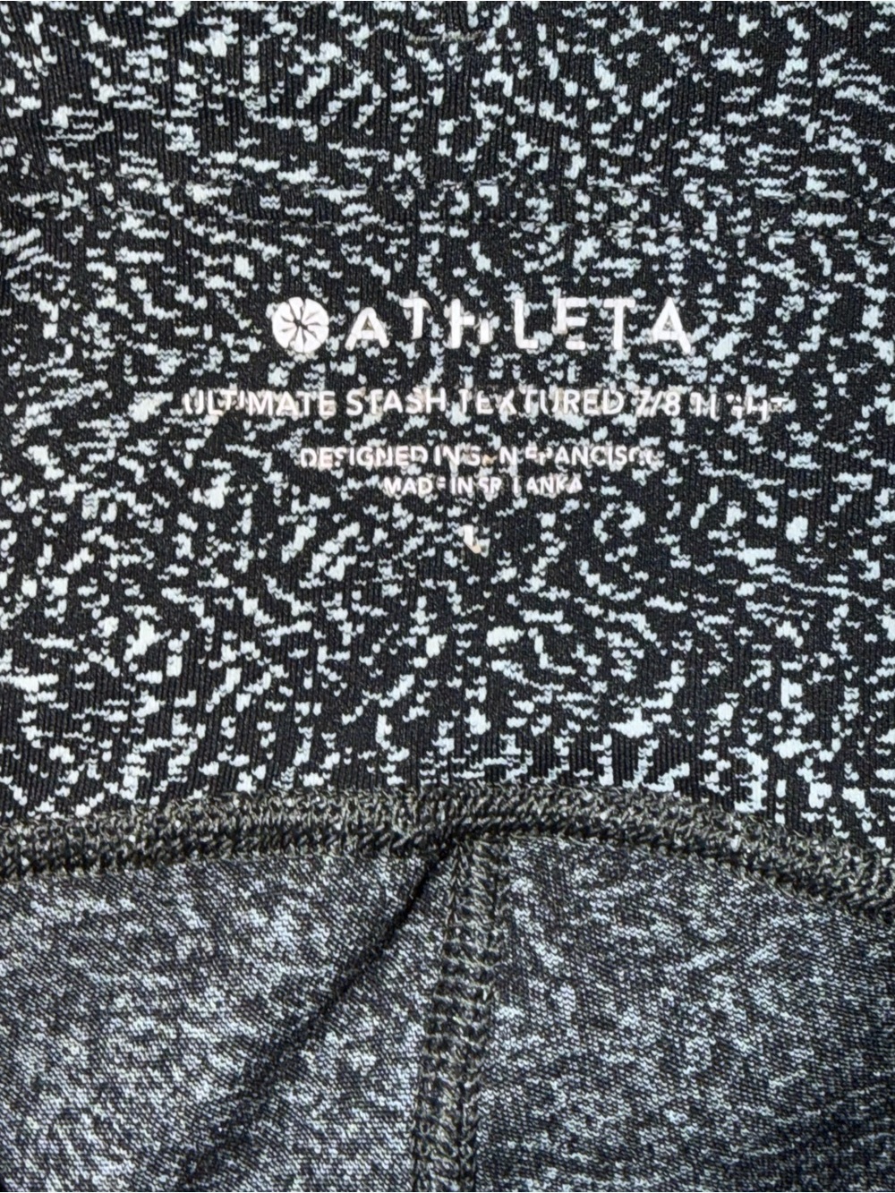 Athleta Ultimate Stash Textured 7/8 High-Rise Performance Leggings - Picture 3 of 11